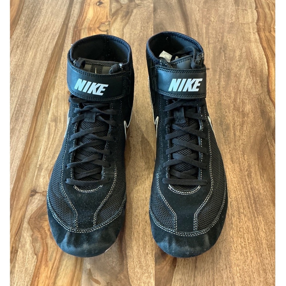 Nike Speedsweep VII Wrestling Shoes Black White Mens Size 11 366683-001 - Picture 2 of 11